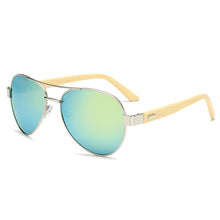 Load image into Gallery viewer, Brand Bamboo Wood Sunglasses Men Women Coating Mirror Sun Glasses Male UV400 Shades Eyewear Gafas De Sol