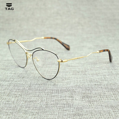 Brand Cat's eye frame clear optical glasses frames monture lunettes de vue  computer glasses  001