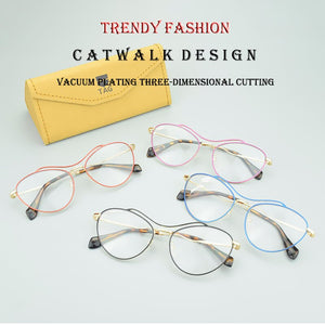 Brand Cat's eye frame clear optical glasses frames monture lunettes de vue  computer glasses  001