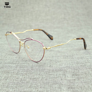 Brand Cat's eye frame clear optical glasses frames monture lunettes de vue  computer glasses  001