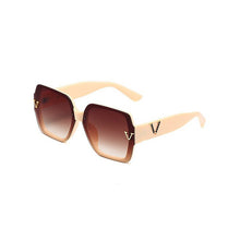 Load image into Gallery viewer, Brand Design Big Frame Square V Sunglasses For Women Men  Trend Retro Ladies Outdoor Driving Travel Sun Glasses