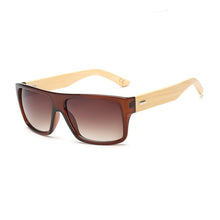 Load image into Gallery viewer, Brand Design Retro Classic Square Bamboo Sunglasses For Women Men Unisex Wooden UV400 Sun Glasses Oculos De Sol Shades