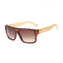 Load image into Gallery viewer, Brand Design Retro Classic Square Bamboo Sunglasses For Women Men Unisex Wooden UV400 Sun Glasses Oculos De Sol Shades