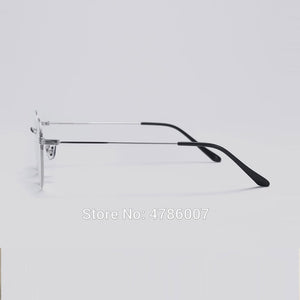 Brand Design Gentle Sonicwalker Eyeglasses Frames Round Titanium Myopia  Anti Blue Prescription Glasses Men Women With Case