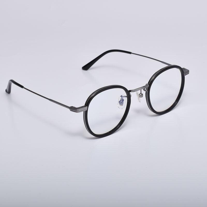 Brand Design Gentle Yeti Optical Eyeglasses Frames Round Titanium Myopia Reading Prescription Glasses Men Women With Case