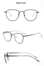 Load image into Gallery viewer, Brand Design  Retro Oval Titanium Glasses Frame Myopia  Women Prescription Men Eyeglasses Optical Reading Gafas
