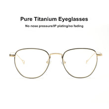 Load image into Gallery viewer, Brand Design  Retro Oval Titanium Glasses Frame Myopia  Women Prescription Men Eyeglasses Optical Reading Gafas
