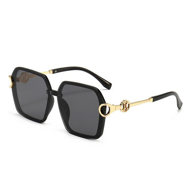 Brand Design  Square Large Frame Sunglasses For Women Men Retro Ladies Anti-UV UV400 Sun Glasses Shades Eyewear