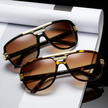 Load image into Gallery viewer, Brand Design Men Sunglasses Vintage Male Square Sun Glasses  Gradient Sunglass UV400 Shades gafas de sol hombre