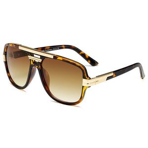 Brand Design Men Sunglasses Vintage Male Square Sun Glasses  Gradient Sunglass UV400 Shades gafas de sol hombre