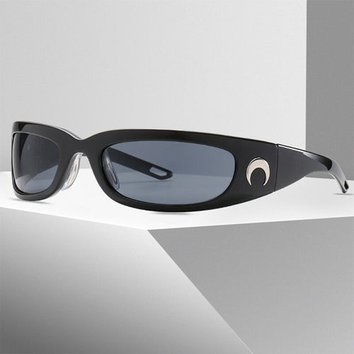 Brand Design Moon Sunglasses For Women Men Retro  Male Ladies Outdoor Sports Driving Travel Sun Glasses Eyewear