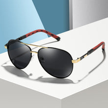 Load image into Gallery viewer, Brand Design Polarized Sunglasses Classic Men Metal Driving Sun Glasses Male Coating Sunglass UV400 Shades gafas de sol