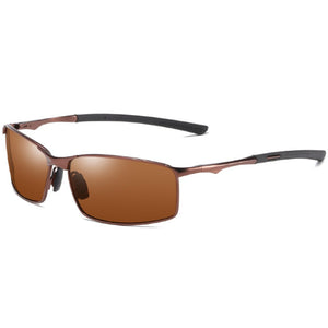 Brand Design Polarized Sunglasses Metal Frame Square Sunglass Men Driving Sun glasses UV400 Shades Eyewear gafas de sol hombre