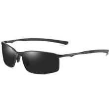 Load image into Gallery viewer, Brand Design Polarized Sunglasses Metal Frame Square Sunglass Men Driving Sun glasses UV400 Shades Eyewear gafas de sol hombre