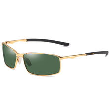 Load image into Gallery viewer, Brand Design Polarized Sunglasses Metal Frame Square Sunglass Men Driving Sun glasses UV400 Shades Eyewear gafas de sol hombre