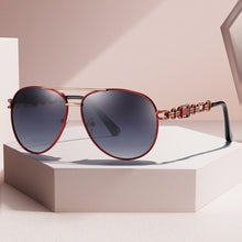 Load image into Gallery viewer, Brand Design Polarized Sunglasses Vintage Metal Hollow Women Driving Sun Glasses UV400 Sunglass Shades Eyewear Oculos de sol