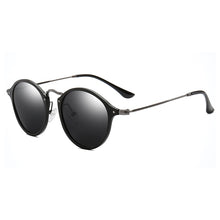 Load image into Gallery viewer, Brand Design Retro Oval Sunglasses Men Polarized Aluminium Magnesium Alloy Vintage Unisex Driving Sun Glasses Resin Male Glasses