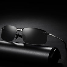 Load image into Gallery viewer, Brand Design Rimless Polarized Sunglasses Man Square Glasses Men Driving Sun glasses Vintage Sunglass UV400 Shades Oculos de sol