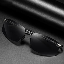 Load image into Gallery viewer, Brand Design Rimless Polarized Sunglasses Man Square Glasses Men Driving Sun glasses Vintage Sunglass UV400 Shades Oculos de sol