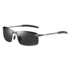 Load image into Gallery viewer, Brand Design Rimless Polarized Sunglasses Man Square Glasses Men Driving Sun glasses Vintage Sunglass UV400 Shades Oculos de sol