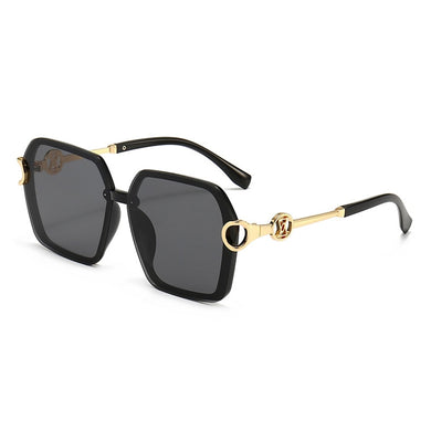 Brand Design Square Big Frame Sunglasses For Women Men Classic Retro Unisex Mirror UV400 Sun Glasses Shades Eyeglasses