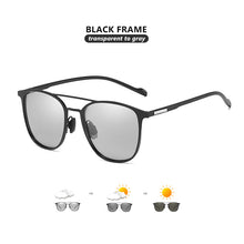 Load image into Gallery viewer, Brand Design Ultralight Square Photochromic Sunglasses for Men Polarized Women Driving Glasses Day Night Vision zonnebril heren