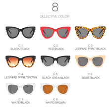 Load image into Gallery viewer, Brand Designer Large Frame Cat Eye Sunglasses Women  Gradient Sun Glasses Retro Cat Eye Sunglass Oculos De Sol Gafas UV400