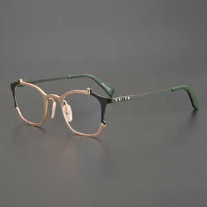Brand Designer  Titanium Glasses Men Handmade Frame Super Light  Eyeglasses Women Myopia Oculos De Grau