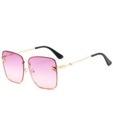 Load image into Gallery viewer, Brand Designer  Trend Square Gradient Large Frame Sunglass Frame Unisex  Brand Sunglasses Women