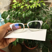 Carica l&#39;immagine nel visualizzatore di Gallery, Brand Designer Optical Frames Women White Handmade Acetate