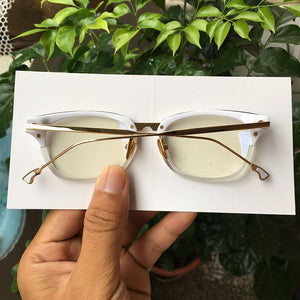 Brand Designer Optical Frames Women White Handmade Acetate