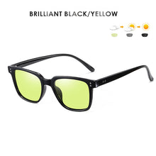 Load image into Gallery viewer, Brand Designer Photochromic Sunglasses Men Polarized Day Night Vision Driving Glasses Women Retro Rivets Frame zonnebril heren