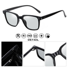 Load image into Gallery viewer, Brand Designer Photochromic Sunglasses Men Polarized Day Night Vision Driving Glasses Women Retro Rivets Frame zonnebril heren