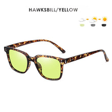 Load image into Gallery viewer, Brand Designer Photochromic Sunglasses Men Polarized Day Night Vision Driving Glasses Women Retro Rivets Frame zonnebril heren