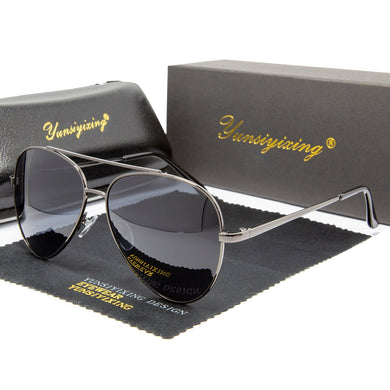 Brand Designer Polarized Sunglasses Men Women Classic Metal Frame Sun Glasses Men’S Shades Eyewear Exellent Quallity