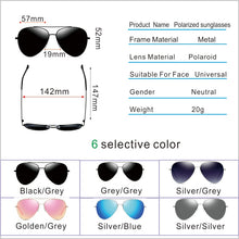Load image into Gallery viewer, Brand Designer Polarized Sunglasses Men Women Classic Metal Frame Sun Glasses Men’S Shades Eyewear Exellent Quallity