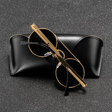 Load image into Gallery viewer, Brand Designer Round Steampunk Sunglasses Men Women Classic Retro Vintage Sun Glasses Male Female Black Driving Eyewear
