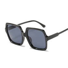 Load image into Gallery viewer, Brand Designer Square Sunglasses Women Big Frame  Sun Glasses Female  Gradient Champagne Black Oculos De Sol