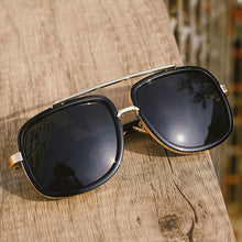 Load image into Gallery viewer, Brand Designer Square Vintage Sunglasses Men Retro Gradient Sun Glasses Male Metal Frame Eyewear Driving Oculos De Sol