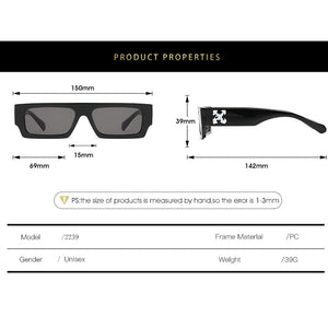 Brand Designer Sunglasses 2023 Women  Retro Sun glasses  Women Square Glasses Women Men's  Oculos De Sol UV400