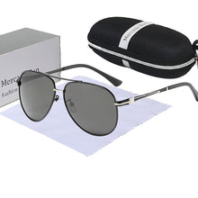 Carica l'immagine nel visualizzatore di Gallery, Brand Designer UV400 Sunglasses Polarized Men high quality Driving Glasses Eyewear Metal Rimless Retro Gafas De Sol Hombre
