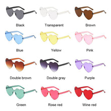 Load image into Gallery viewer, Brand Designer Vintage Sunglass Love Heart Sunglasses Women Cute Sexy Retro Cat Eye Vintage SunGlasses Female