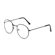Load image into Gallery viewer, Brand Designer Woman Glasses Optical Frames Metal Round Glasses Frame Clear lens Eyeweare Black Silver Gold Eye Glasses Oval