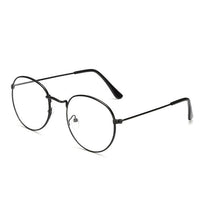Load image into Gallery viewer, Brand Designer Woman Glasses Optical Frames Metal Round Glasses Frame Clear lens Eyeweare Black Silver Gold Eye Glasses Oval