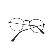 Load image into Gallery viewer, Brand Designer Woman Glasses Optical Frames Metal Round Glasses Frame Clear lens Eyeweare Black Silver Gold Eye Glasses Oval