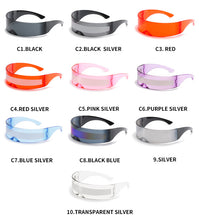 Load image into Gallery viewer, Brand Desinger Men&#39;s Women&#39;s Sun Glasses 2023 One Pieces Google Mirrored Future Gothic Rimless Sunglasses Women