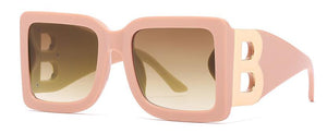 Brand Green Sunglasses Women 2023  Overszied Sunglasses For Men Large Big Frame Square Glasses UV400 Brown Oculos