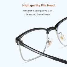 Carica l&#39;immagine nel visualizzatore di Gallery, Brand Glasses Unisex Anti Blue Light Glasses Photochromic Computer Glasses Optical Eyeglasses Frame for Men Women 52051