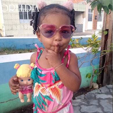 Brand Heart Kids Sunglasses 2023 Children Retro Pink Cartoon Sun Glasses Frame Girls Boys Baby Sunglasses UV400 Eyewear