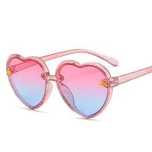Load image into Gallery viewer, Brand Heart Kids Sunglasses 2023 Children Retro Pink Cartoon Sun Glasses Frame Girls Boys Baby Sunglasses UV400 Eyewear